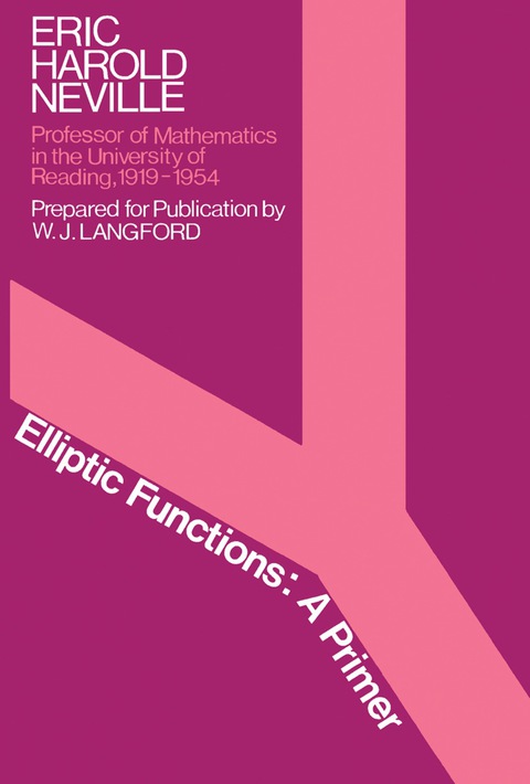 Cover image for book Elliptic Functions