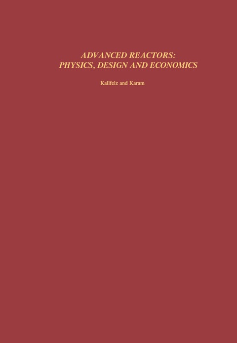 Cover image for book Advanced Reactors: Physics, Design and Economics