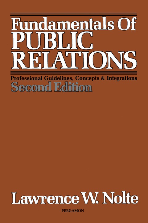 Cover image for book Fundamentals of Public Relations