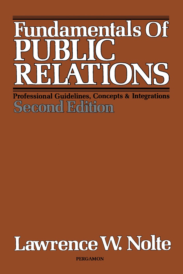 Fundamentals of Public Relations