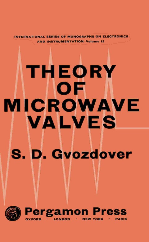 Cover image for book Theory of Microwave Valves