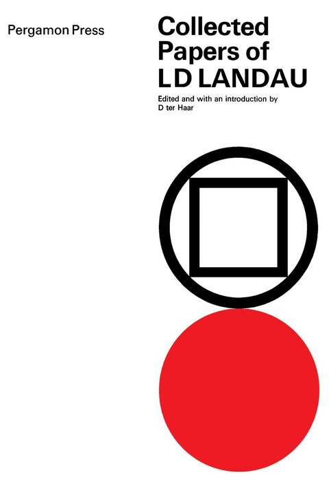 Cover image for book Collected Papers of L.D. Landau