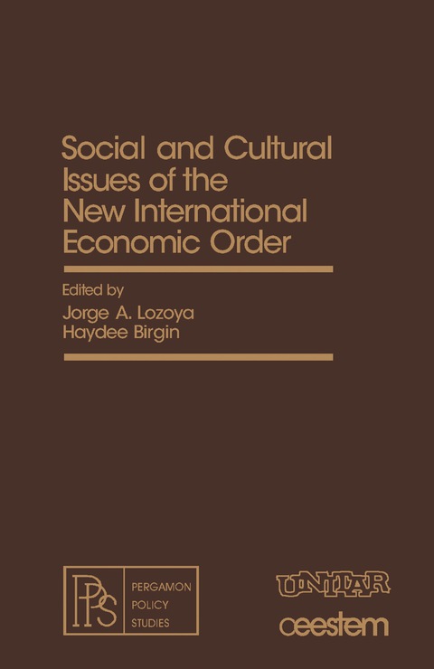 Cover image for book Social and Cultural Issues of the New International Economic Order
