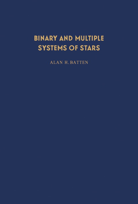 Cover image for book Binary and Multiple Systems of Stars