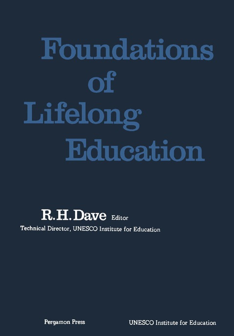 Cover image for book Foundations of Lifelong Education