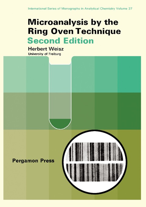 Cover image for book Microanalysis by the Ring-Oven Technique