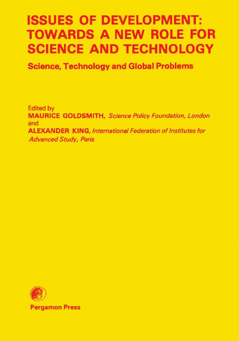 Cover image for book Issues of Development: Towards a New Role for Science and Technology