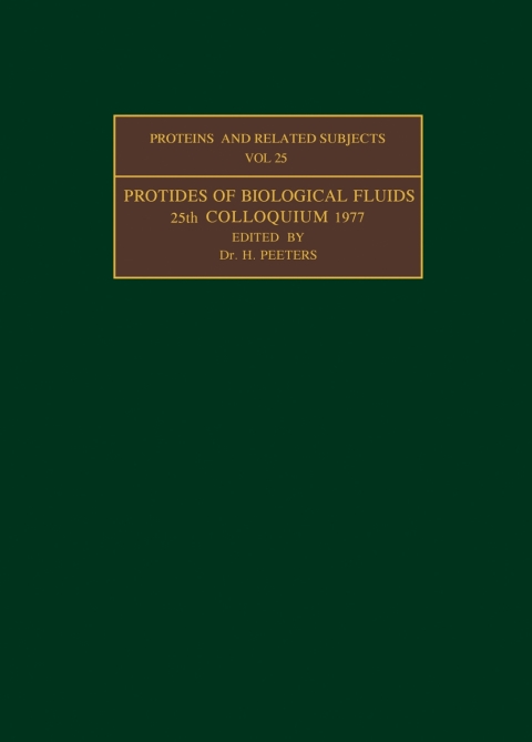 Cover image for book Protides of the Biological Fluids