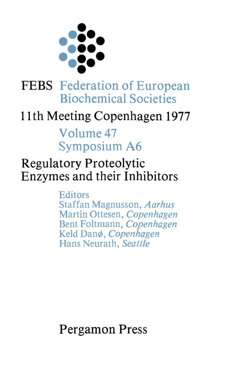 Cover image for book Regulatory Proteolytic Enzymes and Their Inhibitors