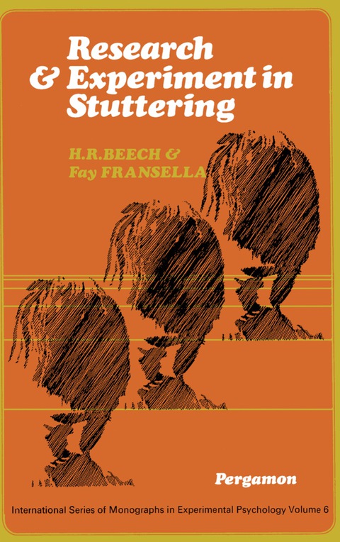 Cover image for book Research and Experiment in Stuttering
