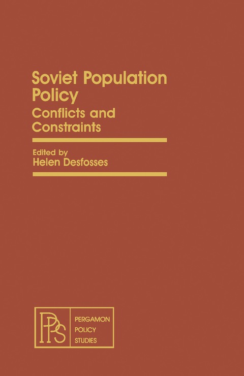 Cover image for book Soviet Population Policy