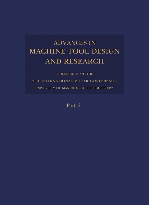 Cover image for book Advances in Machine Tool Design and Research 1967