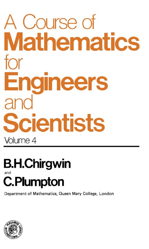 Cover image for book A Course of Mathematics for Engineerings and Scientists