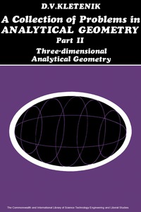 Cover image: A Collection of Problems in Analytical Geometry 9780080120270