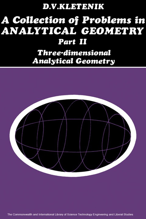 Cover image for book A Collection of Problems in Analytical Geometry