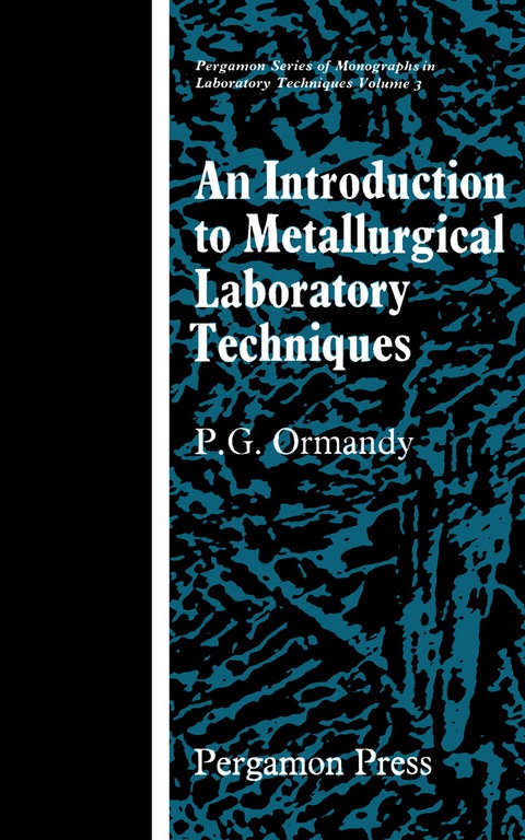 Cover image for book An Introduction to Metallurgical Laboratory Techniques