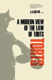 Titelbild: A Modern View of the Law of Torts 9780080116402