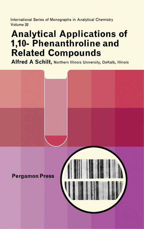 Cover image for book Analytical Applications of 1,10-Phenanthroline and Related Compounds