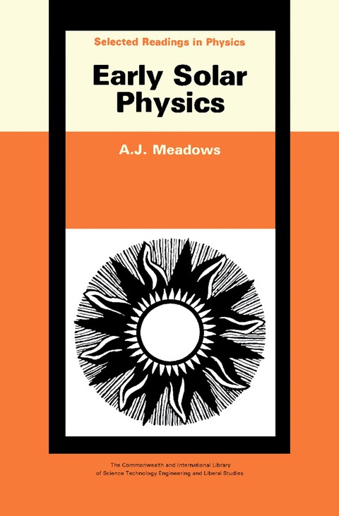 Cover image for book Early Solar Physics