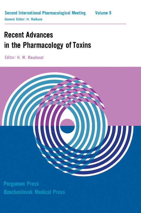 Cover image for book Recent Advances in the Pharmacology of Toxins