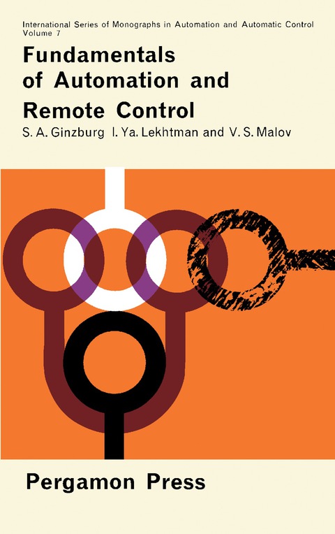 Cover image for book Fundamentals of Automation and Remote Control