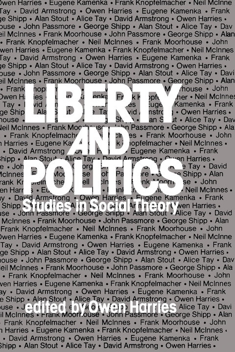 Cover image for book Liberty and Politics