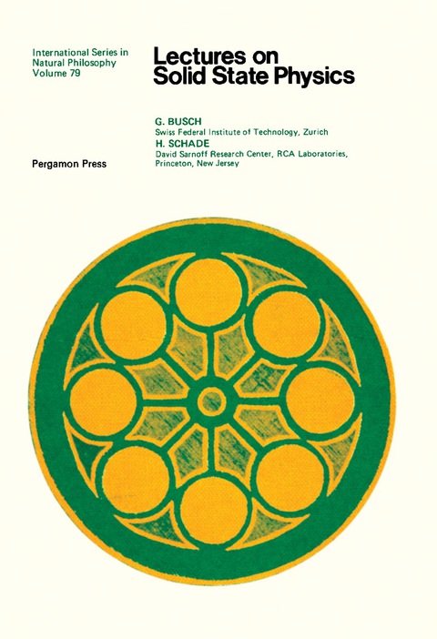 Cover image for book Lectures on Solid State Physics
