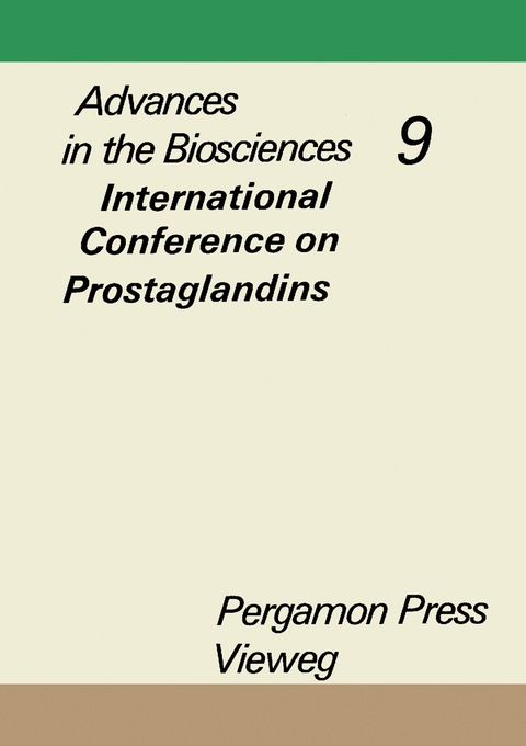 Cover image for book Advances in the Biosciences