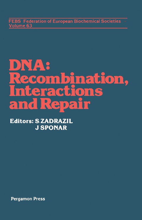 Cover image for book DNA - Recombination Interactions and Repair