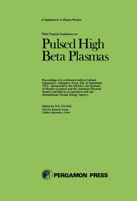 Cover image for book Pulsed High Beta Plasmas
