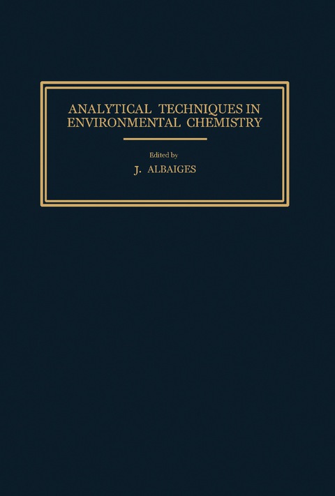 Cover image for book Analytical Techniques in Environmental Chemistry