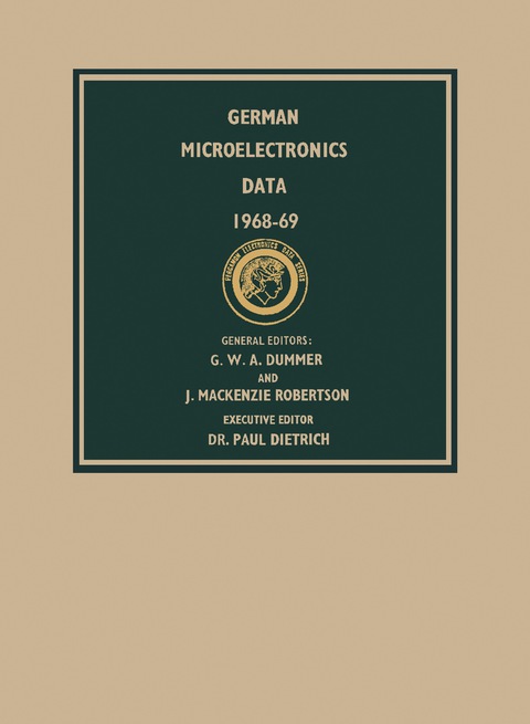 Cover image for book German Microelectronics Data 1968–69