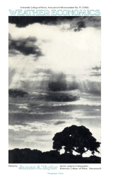 Cover image for book Weather Economics