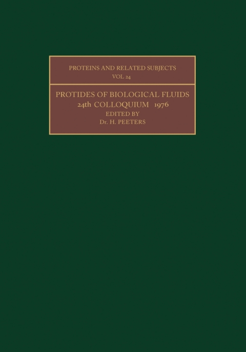 Cover image for book Protides of the Biological Fluids