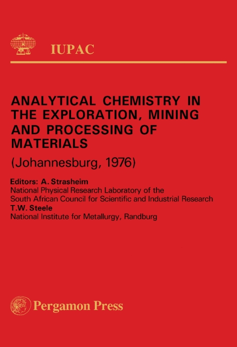 Cover image for book Analytical Chemistry in the Exploration, Mining and Processing of Materials