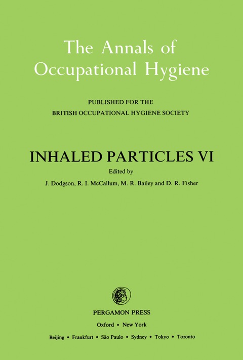 Cover image for book Inhaled Particles VI