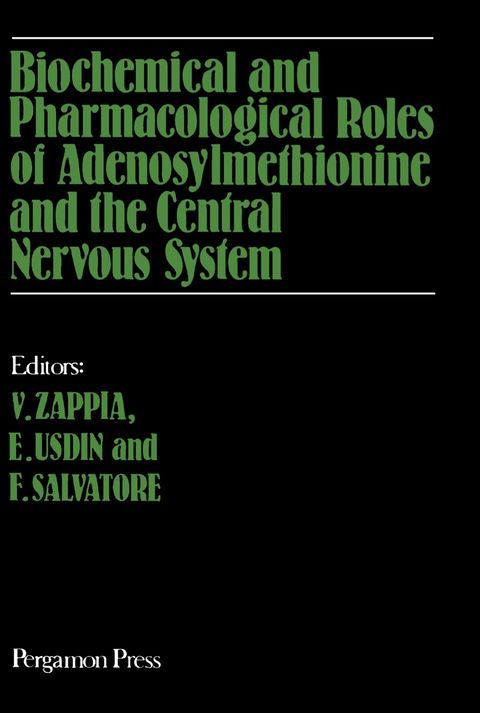 Cover image for book Biochemical and Pharmacological Roles of Adenosylmethionine and the Central Nervous System