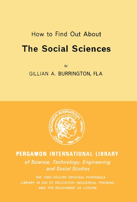 Cover image for book How to Find Out About the Social Sciences