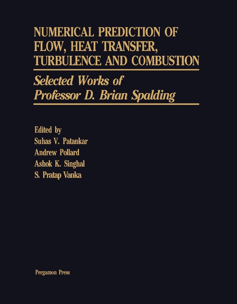 Cover image for book Numerical Prediction of Flow, Heat Transfer, Turbulence and Combustion