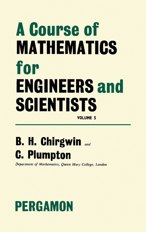 Cover image for book A Course of Mathematics for Engineerings and Scientists