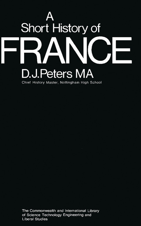 Cover image for book A Short History of France
