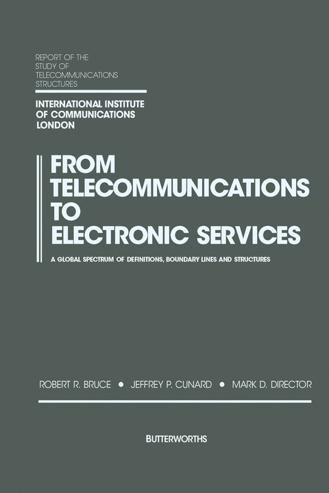 Cover image for book From Telecommunications to Electronic Services