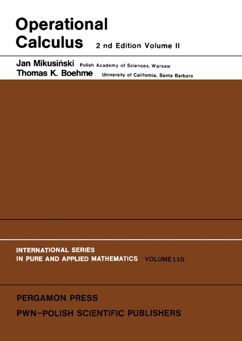 Cover image for book Operational Calculus