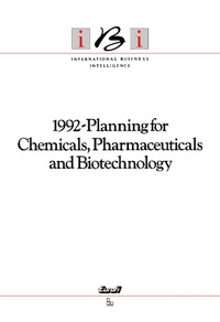 Titelbild: 1992-Planning for Chemicals, Pharmaceuticals and Biotechnology 9780408040952