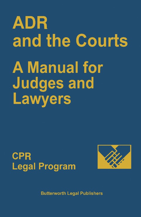 Cover image for book ADR and the Courts