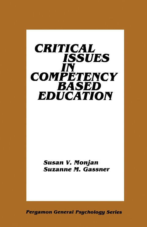 Cover image for book Critical Issues in Competency Based Education
