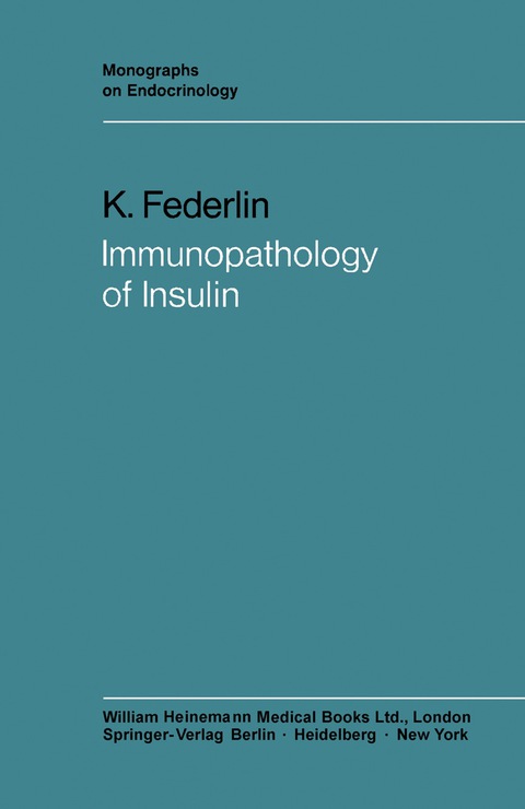 Cover image for book Immunopathology of Insulin