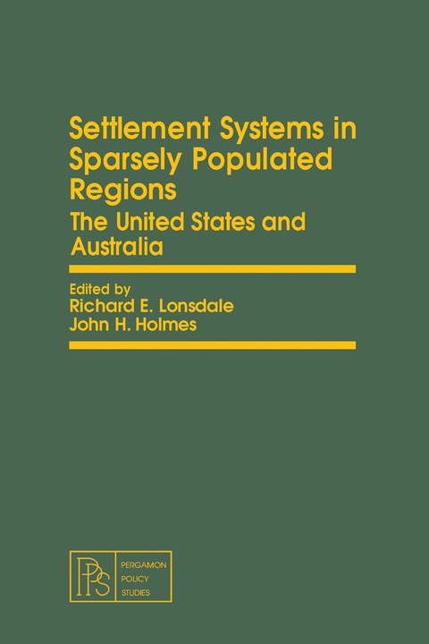 Cover image for book Settlement Systems in Sparsely Populated Regions