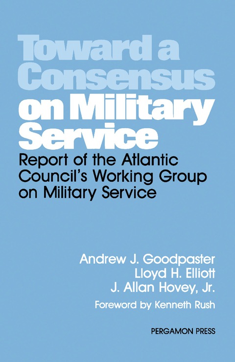 Cover image for book Toward a Consensus on Military Service