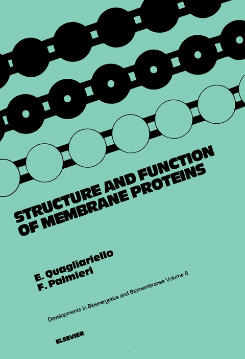 Cover image for book Structure and Function of Membrane Proteins